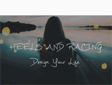 Tablet Screenshot of heelsandracing.com